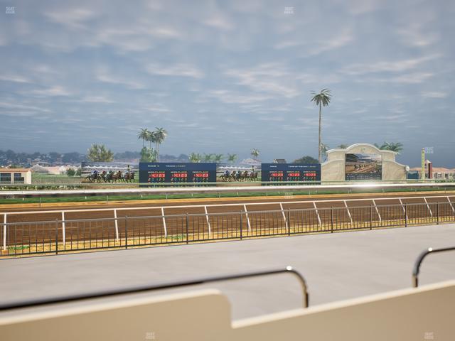 Del Mar Thoroughbred Club - Section Stretch Run Grill W Lvl 1 Tbl 110 Seat View
