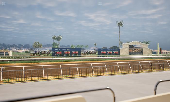 Del Mar Thoroughbred Club - Section Stretch Run Grill W Lvl 1 Tbl 110 Seat View