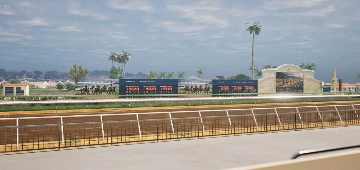 Del Mar Thoroughbred Club - Section Stretch Run Grill W Lvl 1 Tbl 112 Seat View