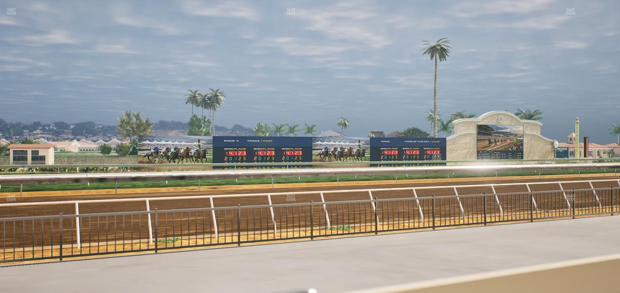 Del Mar Thoroughbred Club - Section Stretch Run Grill W Lvl 1 Tbl 113 Seat View