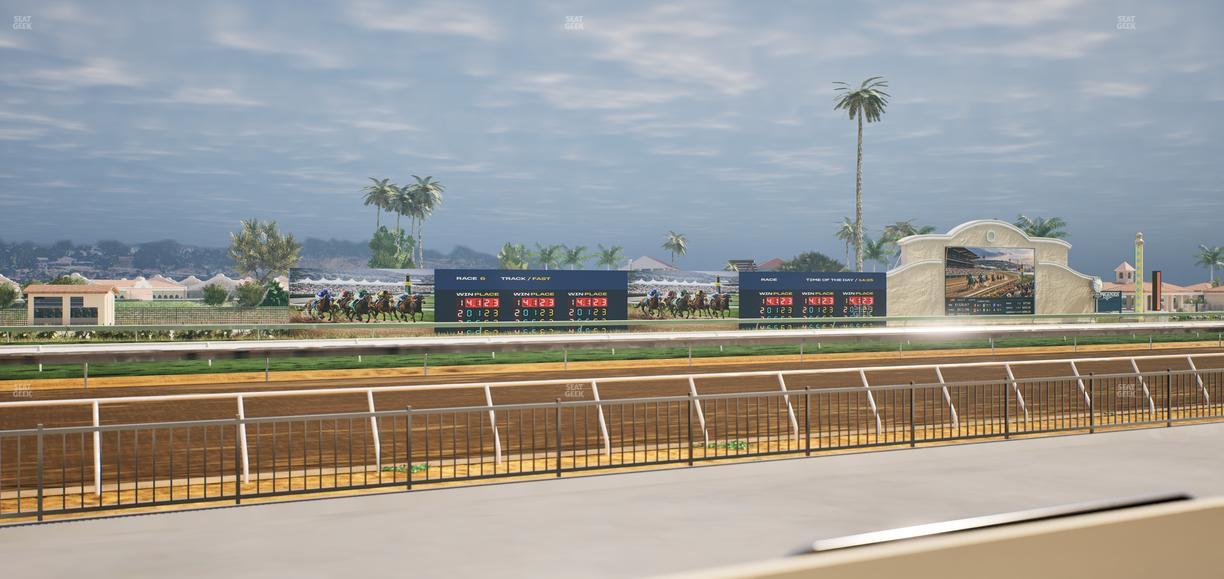 Del Mar Thoroughbred Club - Section Stretch Run Grill W Lvl 1 Tbl 114 Seat View