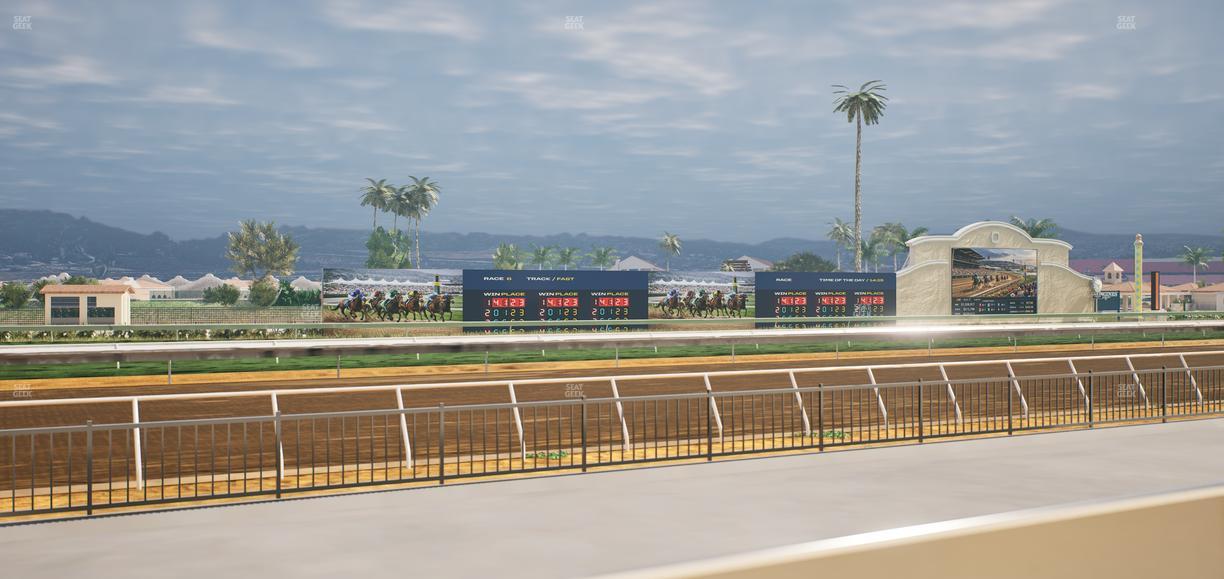 Del Mar Thoroughbred Club - Section Stretch Run Grill W Lvl 1 Tbl 116 Seat View