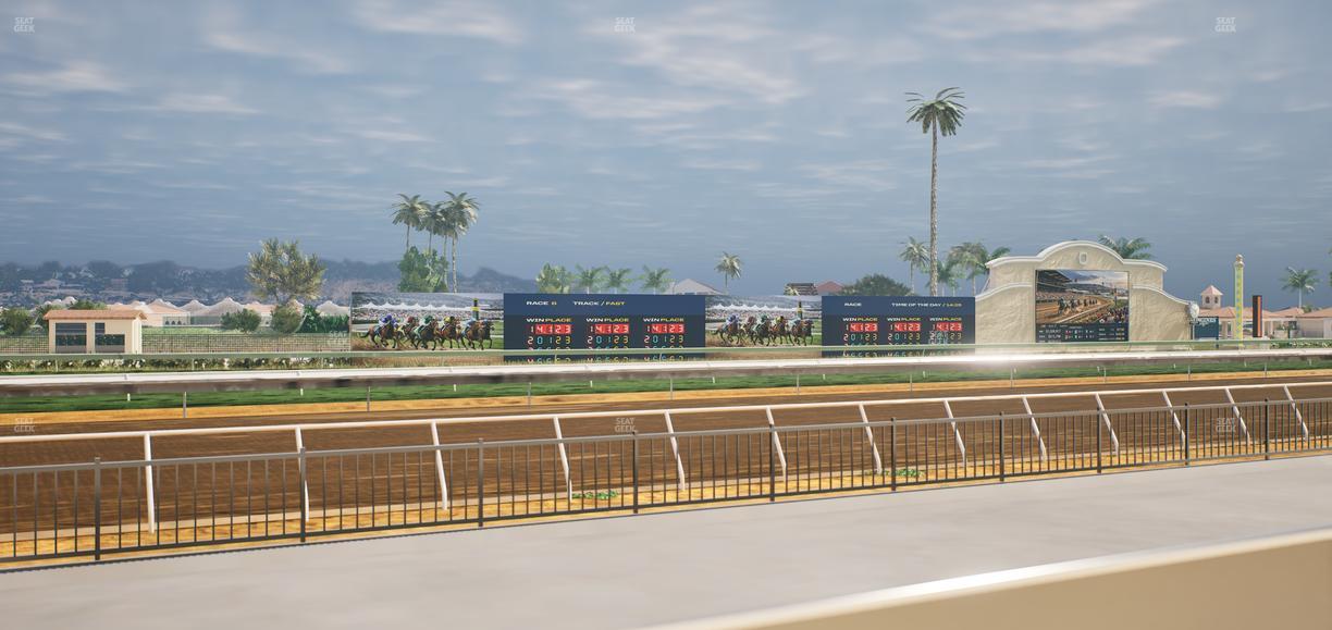 Del Mar Thoroughbred Club - Section Stretch Run Grill W Lvl 1 Tbl 116 Seat View