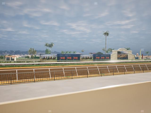 Del Mar Thoroughbred Club - Section Stretch Run Grill W Lvl 1 Tbl 116 Seat View