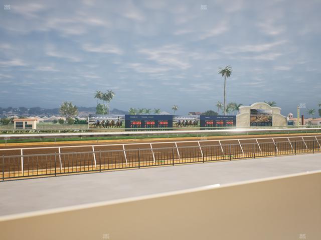 Del Mar Thoroughbred Club - Section Stretch Run Grill W Lvl 1 Tbl 117 Seat View
