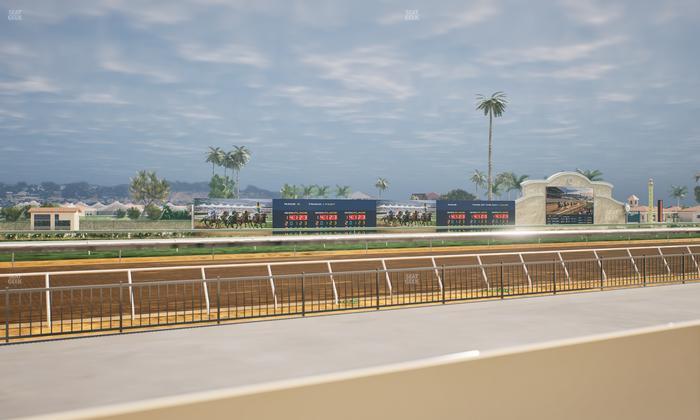 Del Mar Thoroughbred Club - Section Stretch Run Grill W Lvl 1 Tbl 117 Seat View