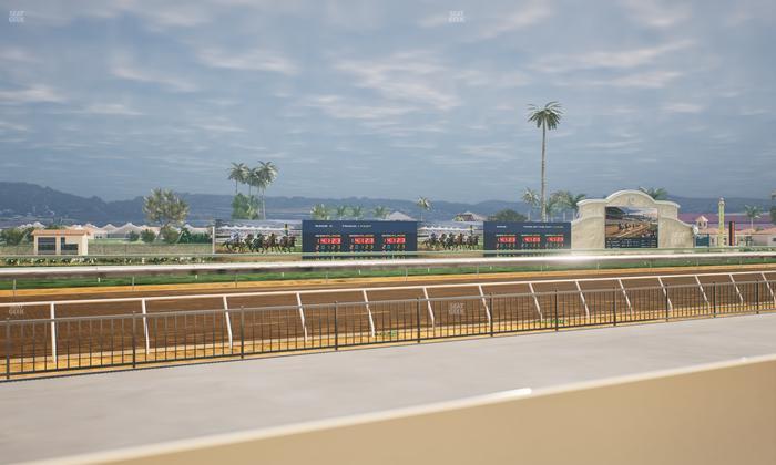 Del Mar Thoroughbred Club - Section Stretch Run Grill W Lvl 1 Tbl 117 Seat View