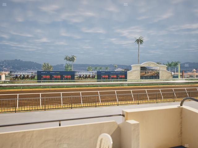Del Mar Thoroughbred Club - Section Stretch Run Grill W Lvl 1 Tbl 120 Seat View