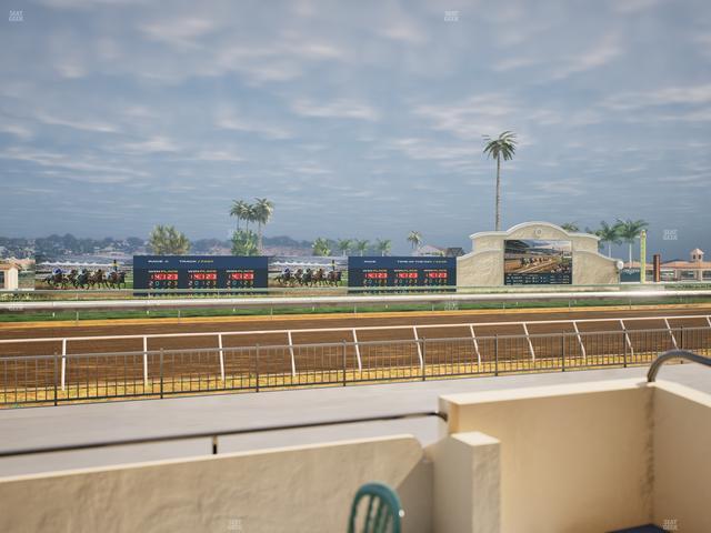 Del Mar Thoroughbred Club - Section Stretch Run Grill W Lvl 1 Tbl 120 Seat View