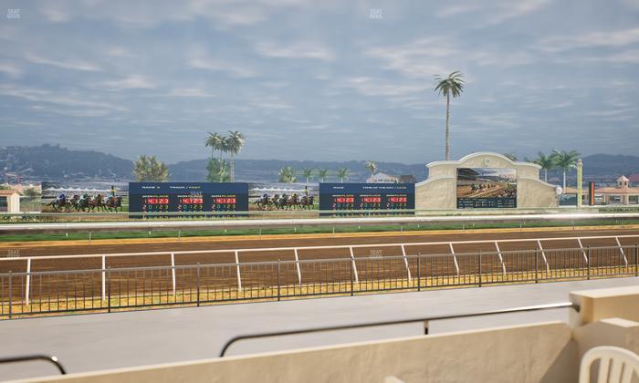 Del Mar Thoroughbred Club - Section Stretch Run Grill W Lvl 1 Tbl 121 Seat View