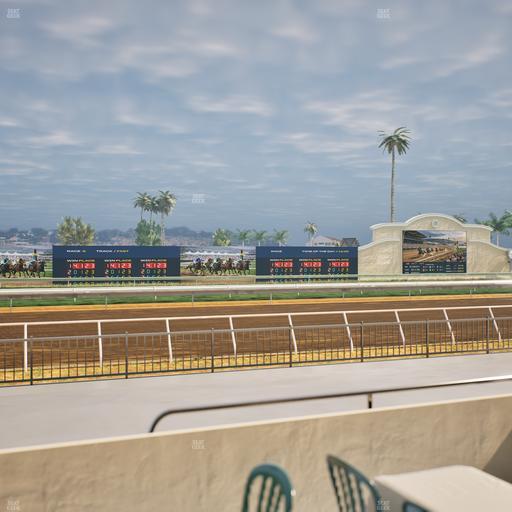 Del Mar Thoroughbred Club - Section Stretch Run Grill W Lvl 1 Tbl 121 Seat View
