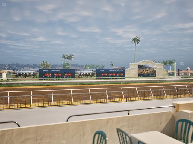 Del Mar Thoroughbred Club - Section Stretch Run Grill W Lvl 1 Tbl 121 Seat View