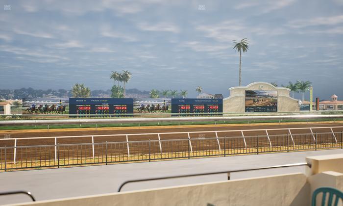Del Mar Thoroughbred Club - Section Stretch Run Grill W Lvl 1 Tbl 121 Seat View