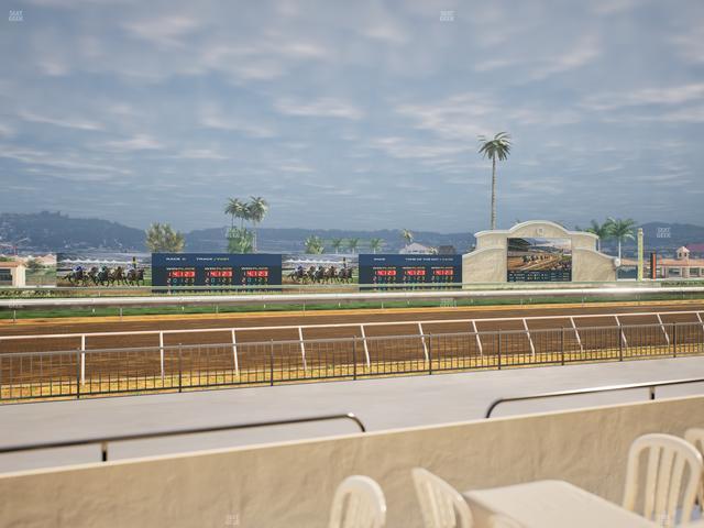 Del Mar Thoroughbred Club - Section Stretch Run Grill W Lvl 1 Tbl 122 Seat View