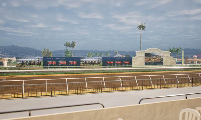 Del Mar Thoroughbred Club - Section Stretch Run Grill W Lvl 1 Tbl 122 Seat View