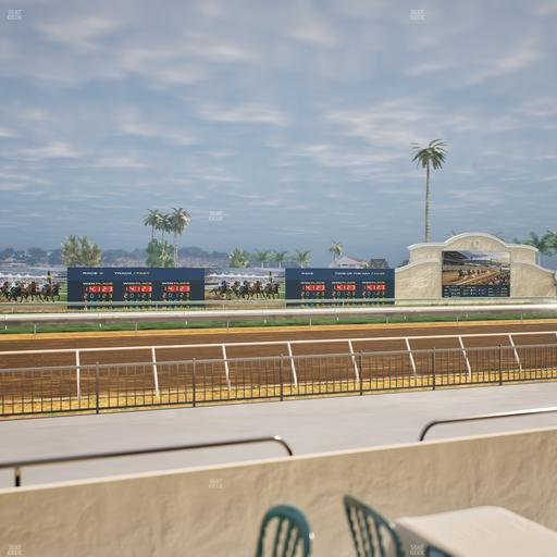 Del Mar Thoroughbred Club - Section Stretch Run Grill W Lvl 1 Tbl 122 Seat View