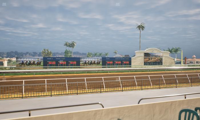 Del Mar Thoroughbred Club - Section Stretch Run Grill W Lvl 1 Tbl 122 Seat View