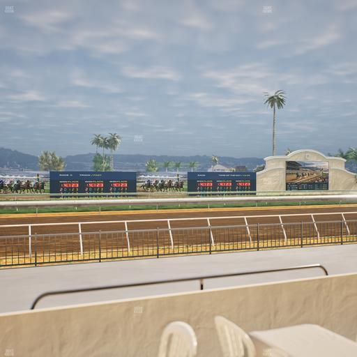 Del Mar Thoroughbred Club - Section Stretch Run Grill W Lvl 1 Tbl 123 Seat View