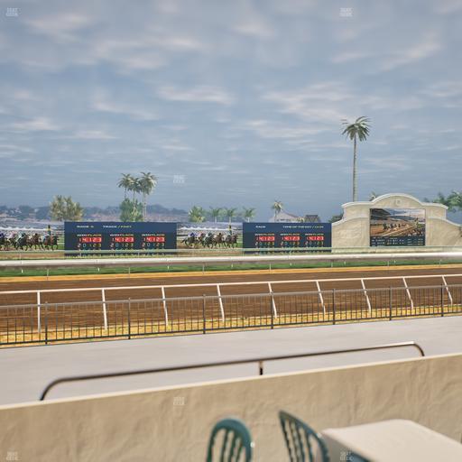 Del Mar Thoroughbred Club - Section Stretch Run Grill W Lvl 1 Tbl 123 Seat View