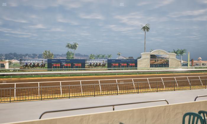 Del Mar Thoroughbred Club - Section Stretch Run Grill W Lvl 1 Tbl 123 Seat View