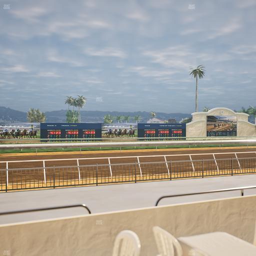 Del Mar Thoroughbred Club - Section Stretch Run Grill W Lvl 1 Tbl 124 Seat View