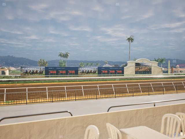 Del Mar Thoroughbred Club - Section Stretch Run Grill W Lvl 1 Tbl 124 Seat View
