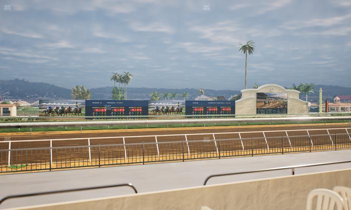 Del Mar Thoroughbred Club - Section Stretch Run Grill W Lvl 1 Tbl 124 Seat View