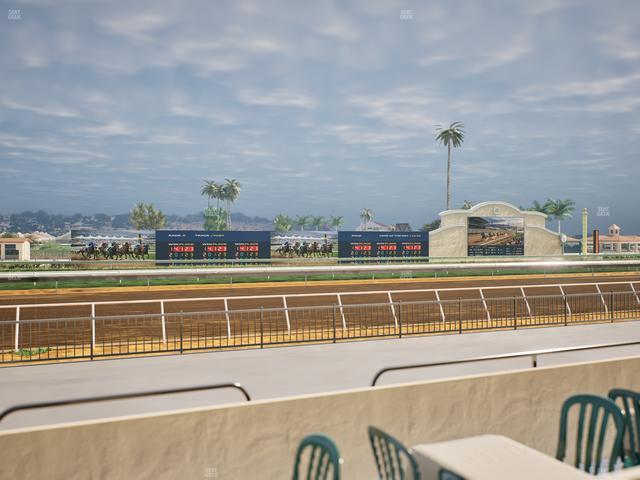 Del Mar Thoroughbred Club - Section Stretch Run Grill W Lvl 1 Tbl 124 Seat View