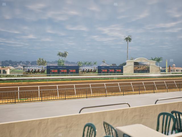 Del Mar Thoroughbred Club - Section Stretch Run Grill W Lvl 1 Tbl 125 Seat View