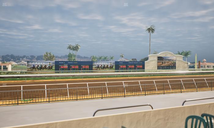 Del Mar Thoroughbred Club - Section Stretch Run Grill W Lvl 1 Tbl 125 Seat View