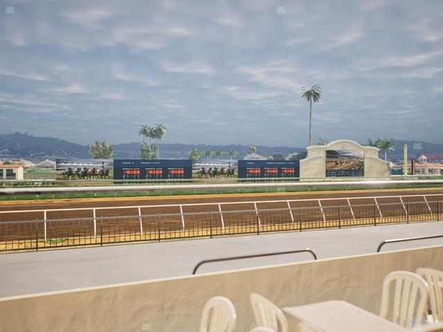 Del Mar Thoroughbred Club - Section Stretch Run Grill W Lvl 1 Tbl 125 Seat View