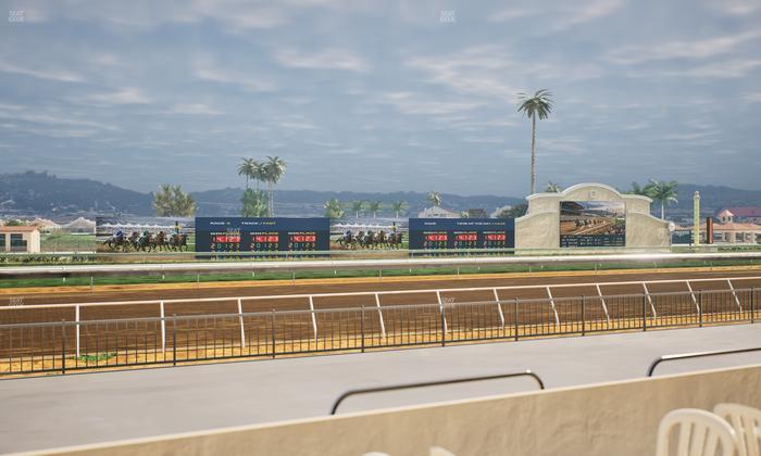 Del Mar Thoroughbred Club - Section Stretch Run Grill W Lvl 1 Tbl 125 Seat View