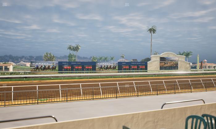 Del Mar Thoroughbred Club - Section Stretch Run Grill W Lvl 1 Tbl 126 Seat View