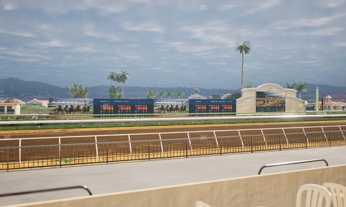 Del Mar Thoroughbred Club - Section Stretch Run Grill W Lvl 1 Tbl 126 Seat View