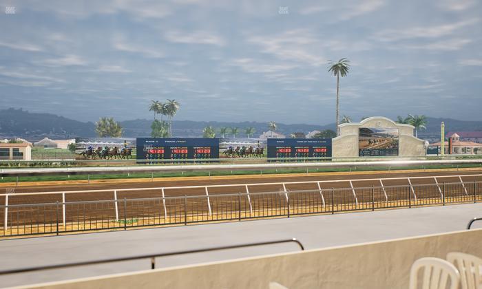 Del Mar Thoroughbred Club - Section Stretch Run Grill W Lvl 1 Tbl 127 Seat View