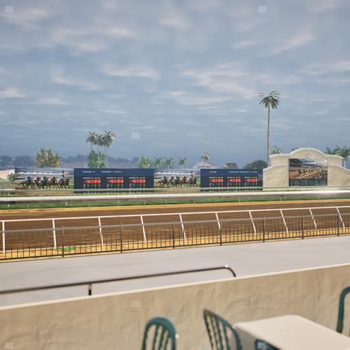 Del Mar Thoroughbred Club - Section Stretch Run Grill W Lvl 1 Tbl 127 Seat View