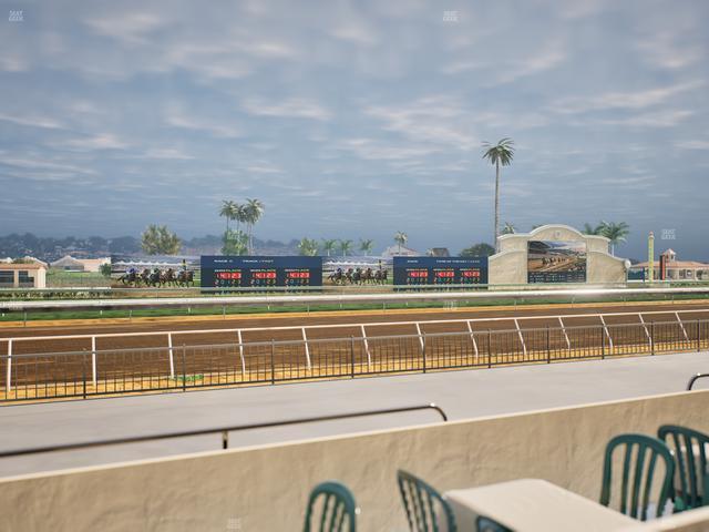 Del Mar Thoroughbred Club - Section Stretch Run Grill W Lvl 1 Tbl 127 Seat View