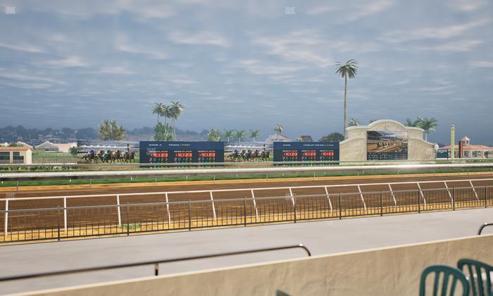Del Mar Thoroughbred Club - Section Stretch Run Grill W Lvl 1 Tbl 127 Seat View