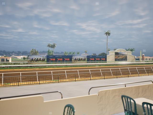 Del Mar Thoroughbred Club - Section Stretch Run Grill W Lvl 1 Tbl 130 Seat View