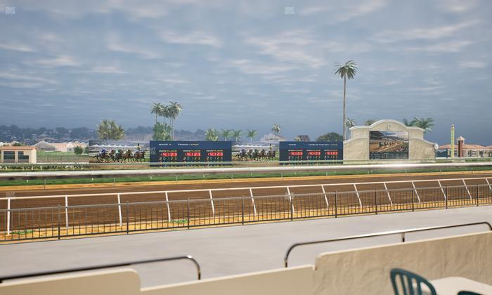 Del Mar Thoroughbred Club - Section Stretch Run Grill W Lvl 1 Tbl 130 Seat View