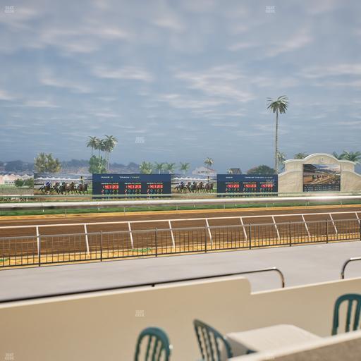 Del Mar Thoroughbred Club - Section Stretch Run Grill W Lvl 1 Tbl 131 Seat View