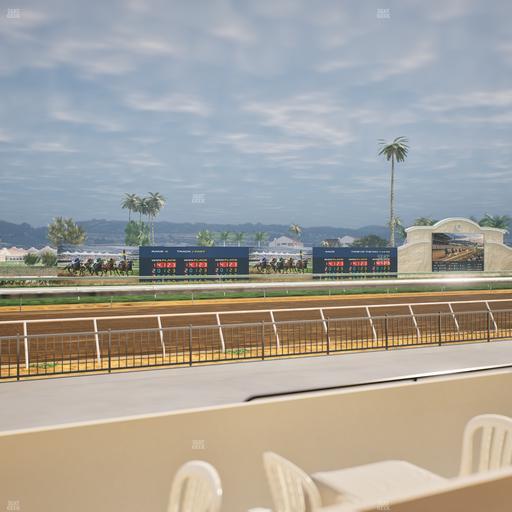 Del Mar Thoroughbred Club - Section Stretch Run Grill W Lvl 1 Tbl 132 Seat View