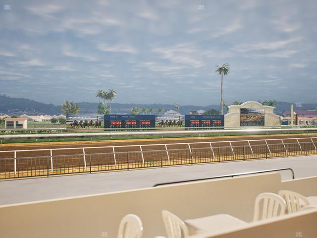 Del Mar Thoroughbred Club - Section Stretch Run Grill W Lvl 1 Tbl 132 Seat View