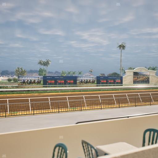 Del Mar Thoroughbred Club - Section Stretch Run Grill W Lvl 1 Tbl 132 Seat View