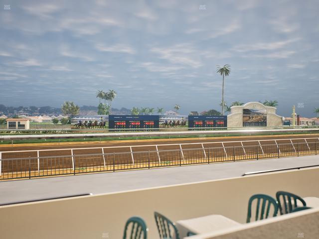 Del Mar Thoroughbred Club - Section Stretch Run Grill W Lvl 1 Tbl 133 Seat View