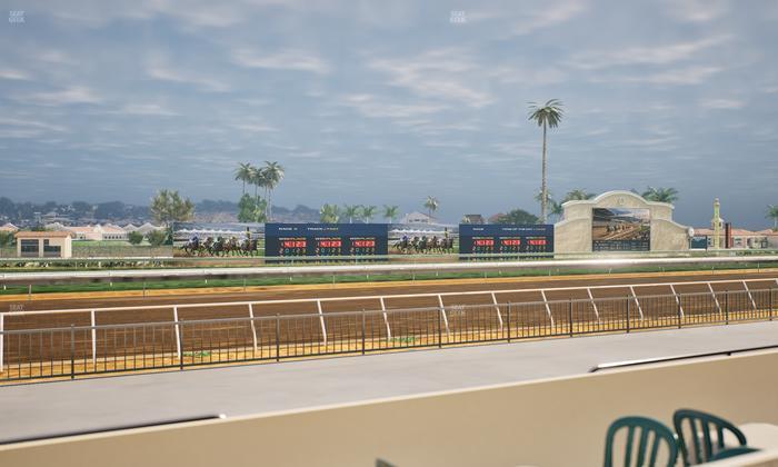 Del Mar Thoroughbred Club - Section Stretch Run Grill W Lvl 1 Tbl 133 Seat View