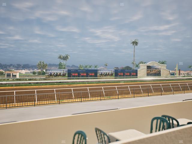 Del Mar Thoroughbred Club - Section Stretch Run Grill W Lvl 1 Tbl 134 Seat View