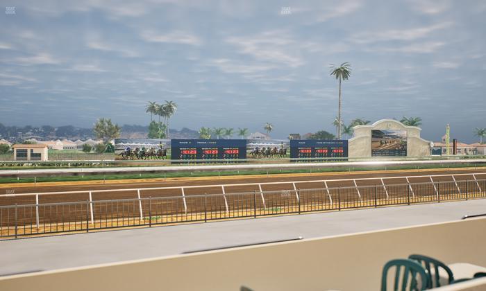 Del Mar Thoroughbred Club - Section Stretch Run Grill W Lvl 1 Tbl 134 Seat View