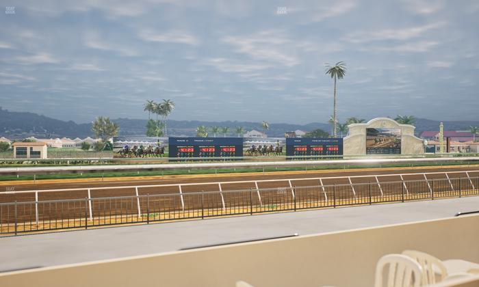 Del Mar Thoroughbred Club - Section Stretch Run Grill W Lvl 1 Tbl 134 Seat View