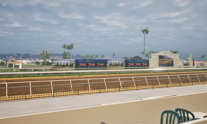 Del Mar Thoroughbred Club - Section Stretch Run Grill W Lvl 1 Tbl 135 Seat View